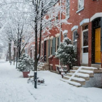 Philadelphia in winter