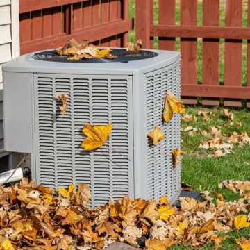Air Conditioner in the Autumn